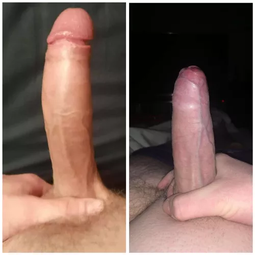 Me(left) vs. Another redditor compared 😁 After our comparison he said it's really humiliating