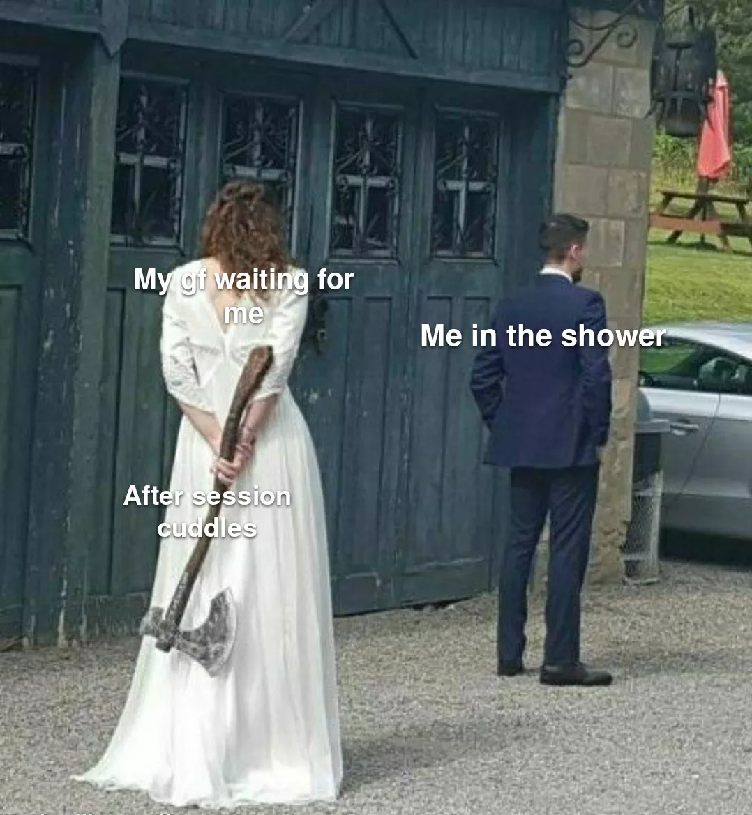 Melting in their arms 😖