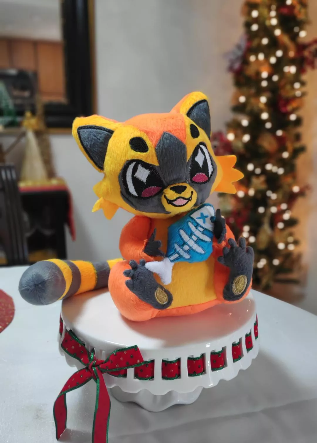 Merry Xmas, I made this furry friend as a gift 💕☺️