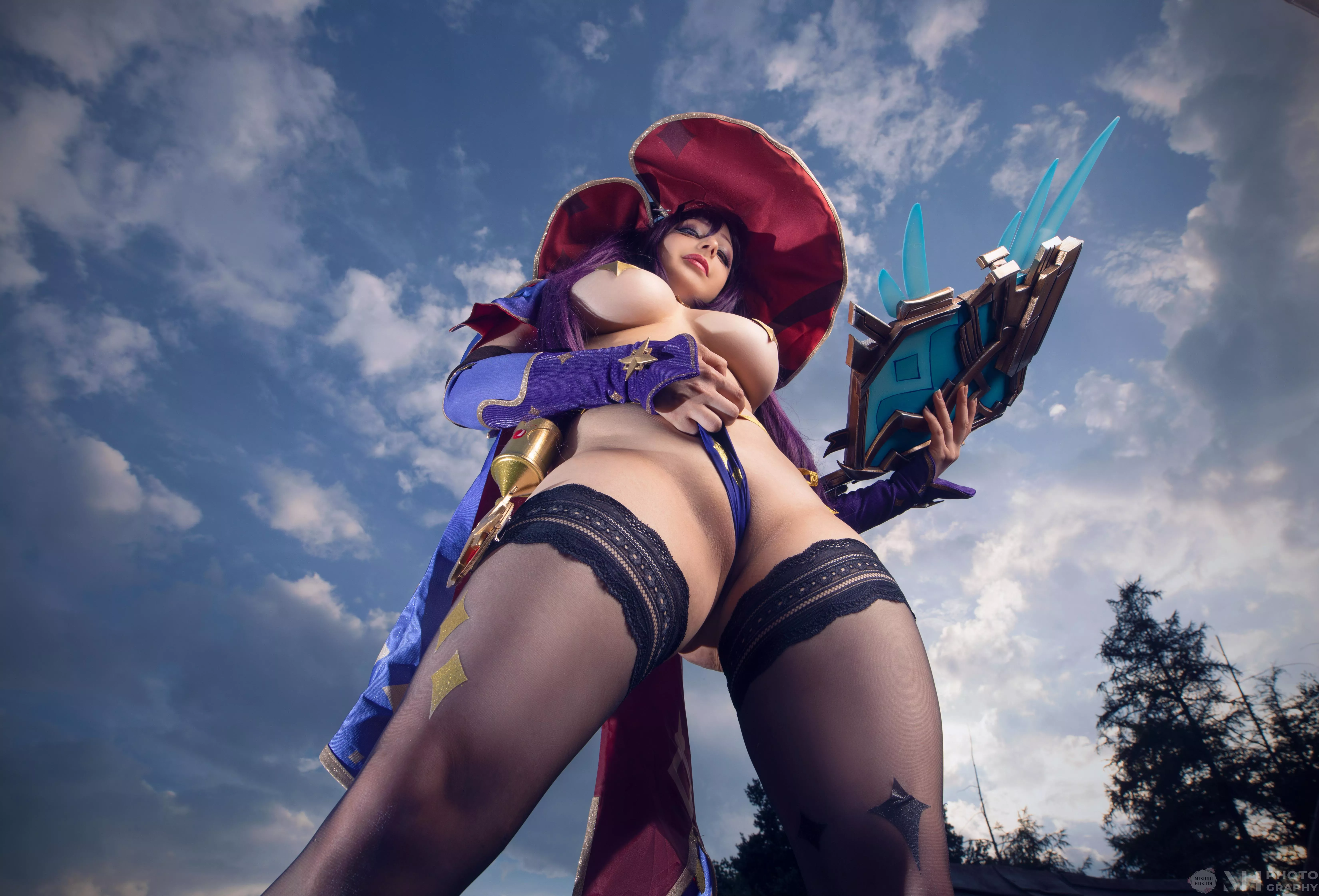 Mona Cosplay (from Genshin Impact) by Mikomi Hokina