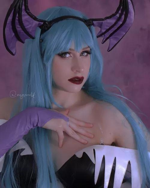 My first attempt as Morrigan Aensland from Darkstalkers :)