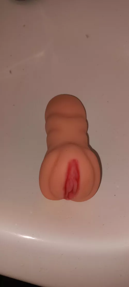 My first sextoy . Tight virgin pussy
