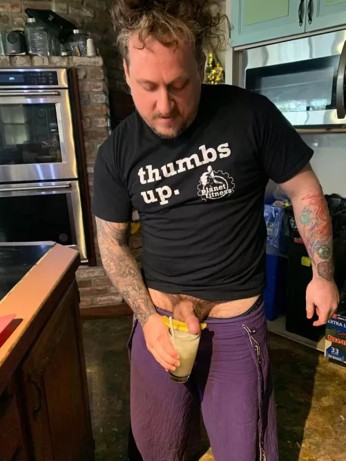 My pups getting a dirty pickle cock…tail