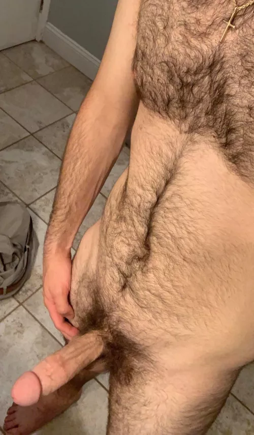 Need a bro with a furry ass to bury this in