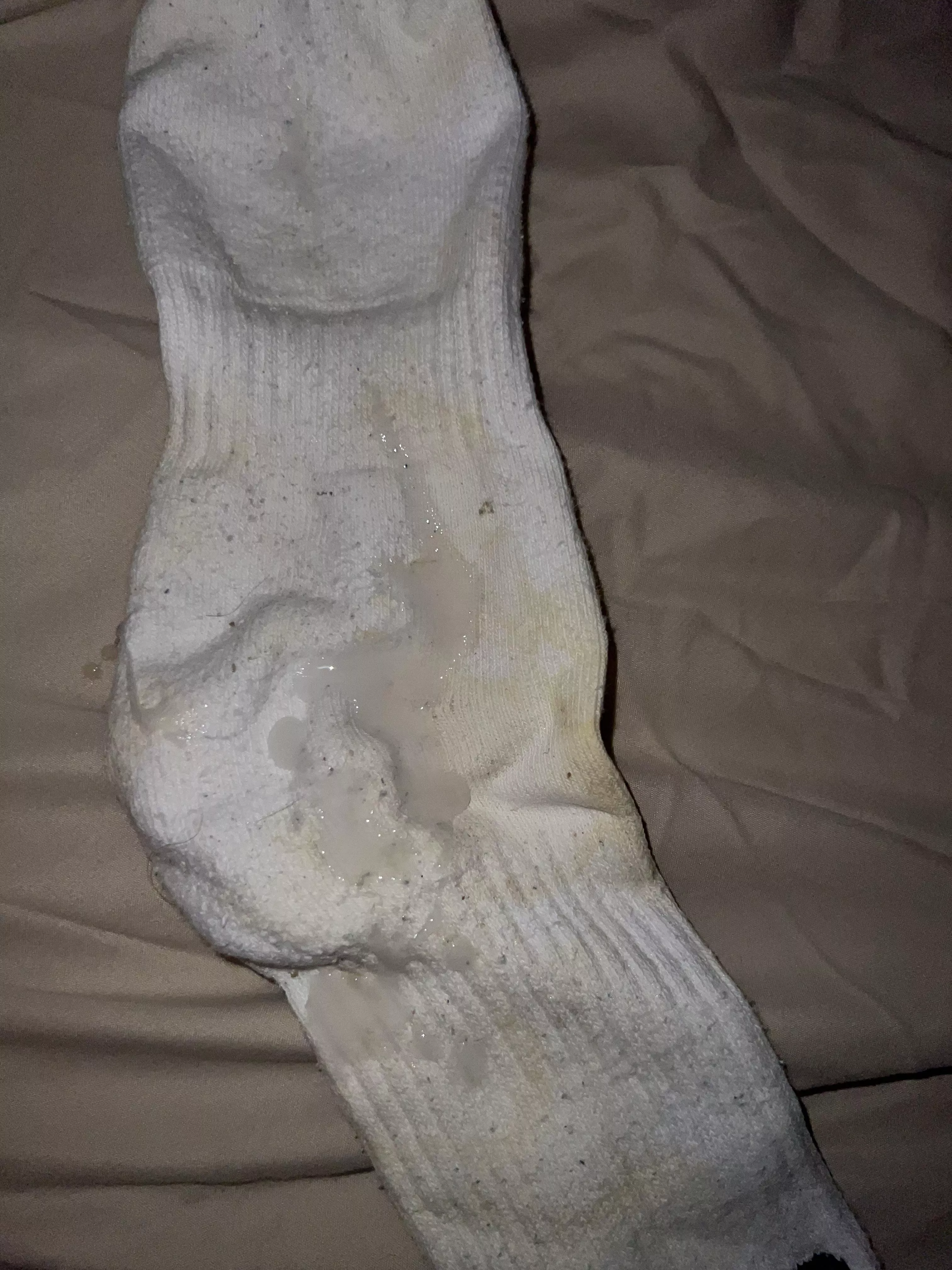 [proof] Another fresh load on my cum sock 😏
