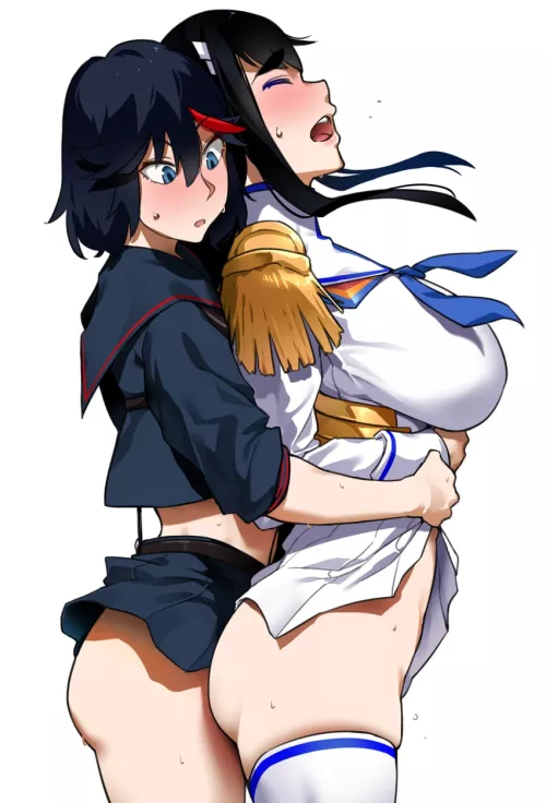 Ryuko hits Satsuki's spot