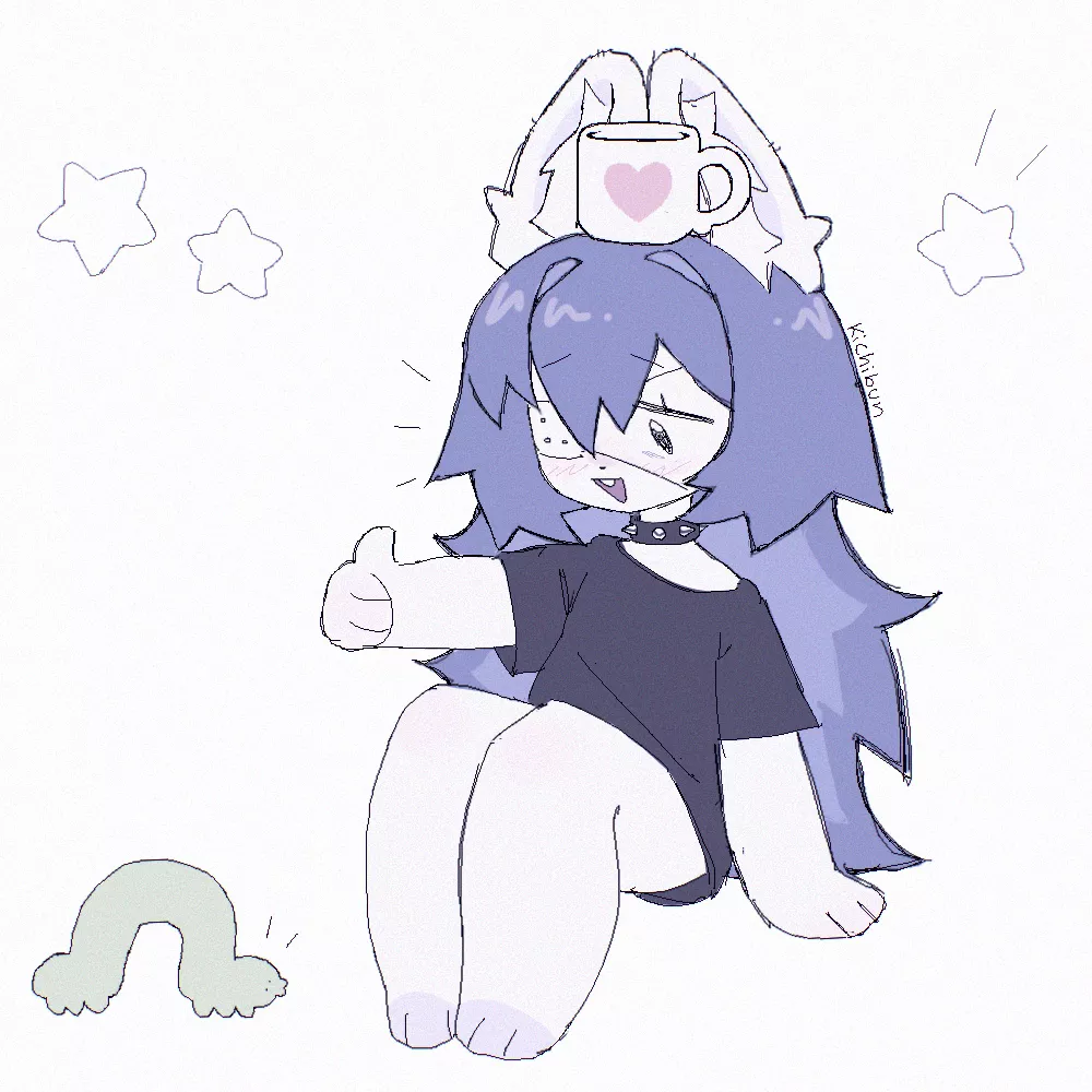 silly sketch of my oc :3 [art by me]