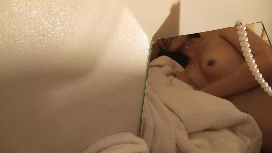 The mirror couldn't contain me, but broken things can be beautiful too, no?