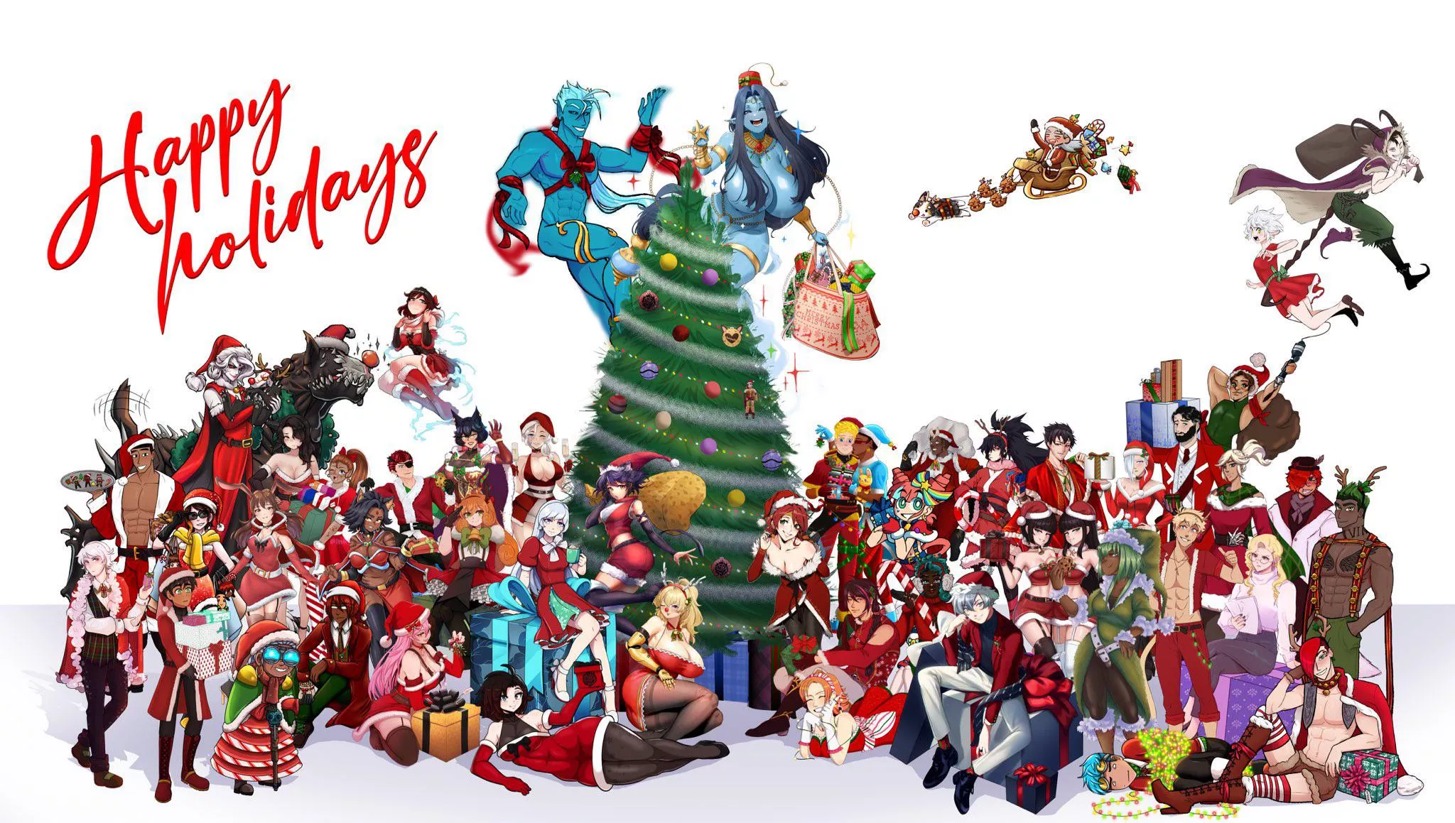 The RWBY Holiday Bash! (Many, Many Different Artists)