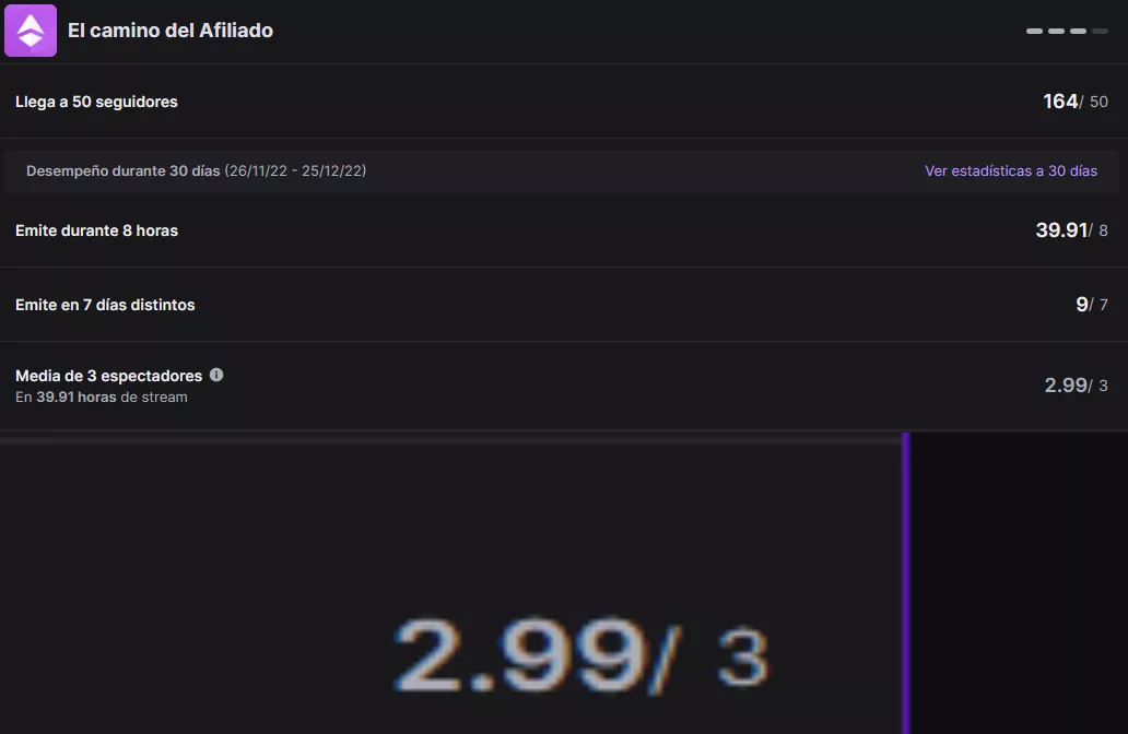 Twitch really dont want me to get Affiliate