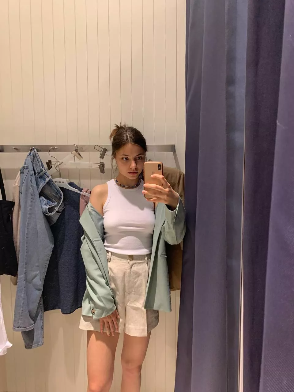 Waiting for you in my changing room