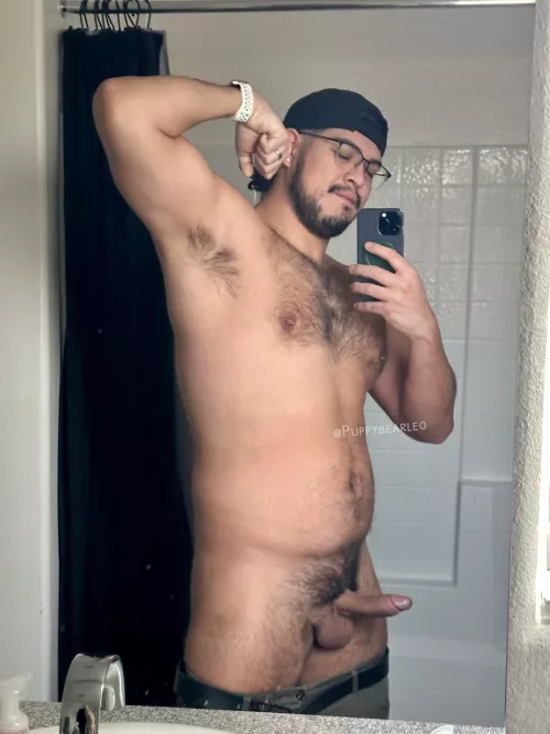 Woke up horny as hell today so I rubbed a load out before work