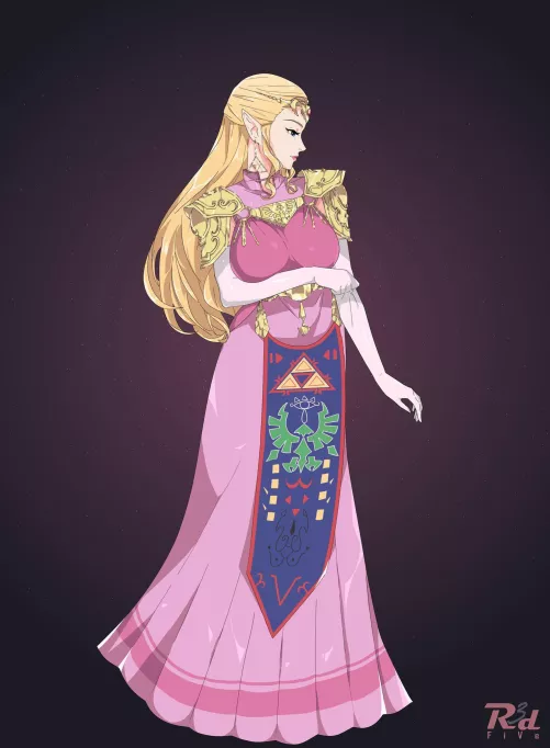 Zelda’s looking busty here