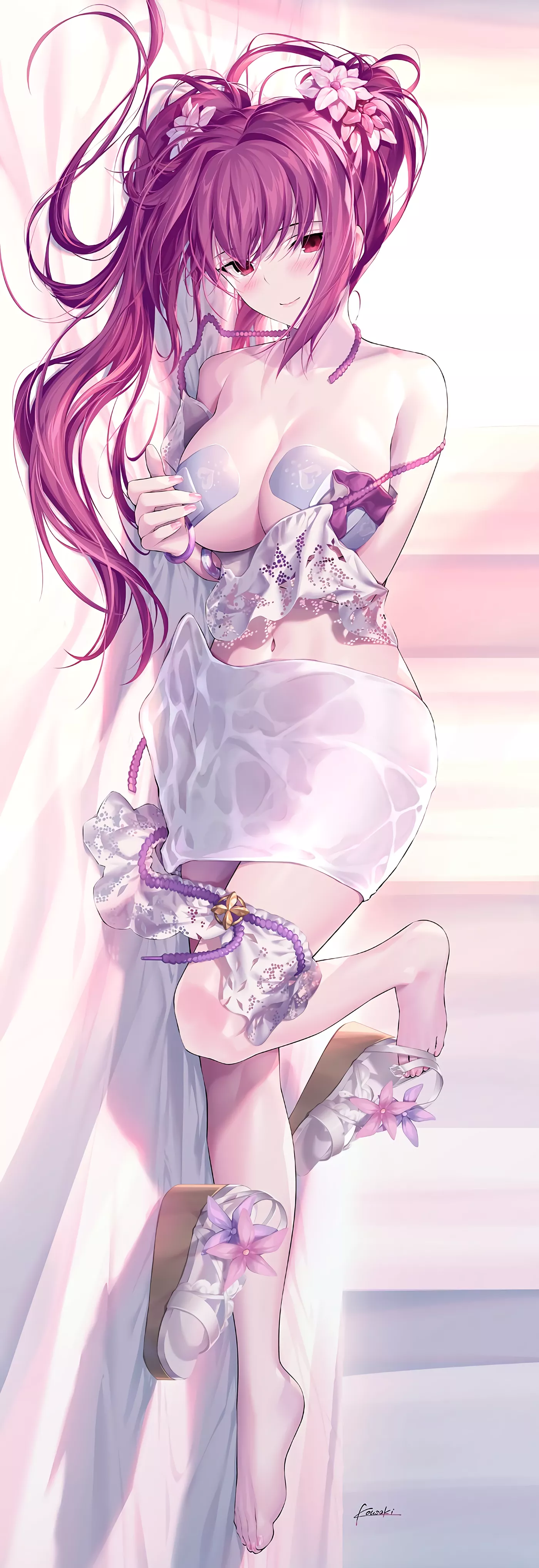 Bandaid on Scathach nips Dakimakura (kousaki_r) [Fate Series | Fate/Grand Order]