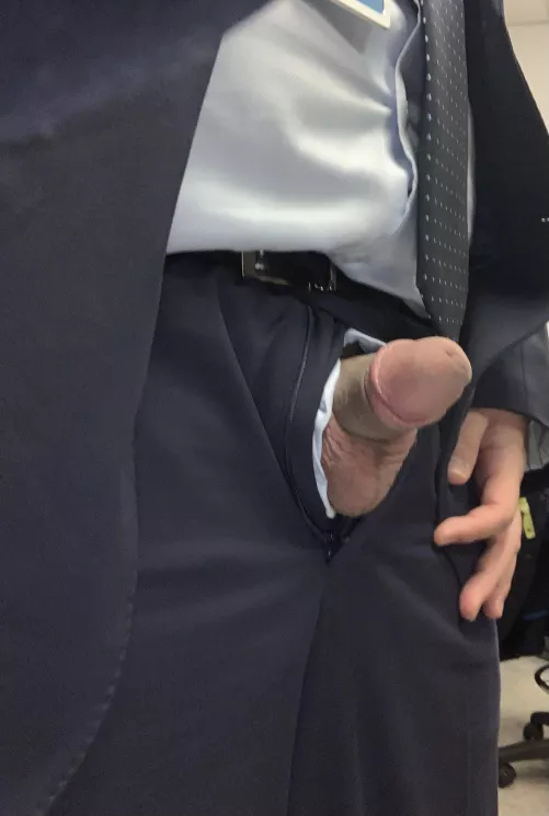 Being bored at work always gets me hard. Who wants to lend a helping hand, or mouth, or hole.