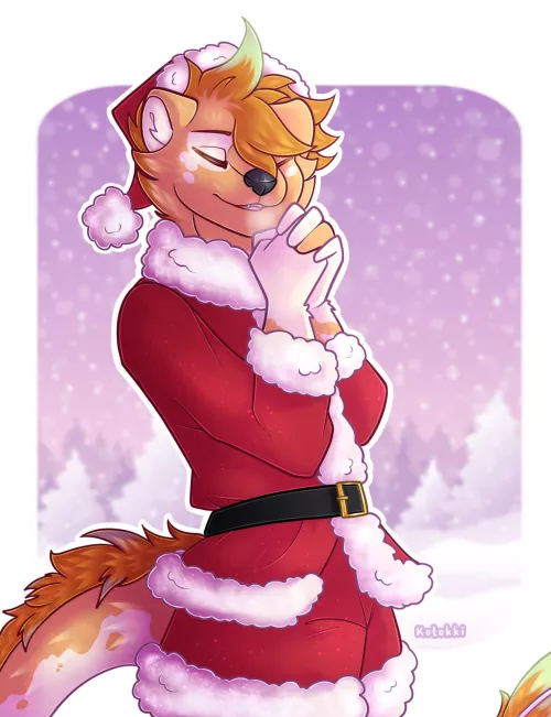 Christmas Commission (art by me - Kotokki)