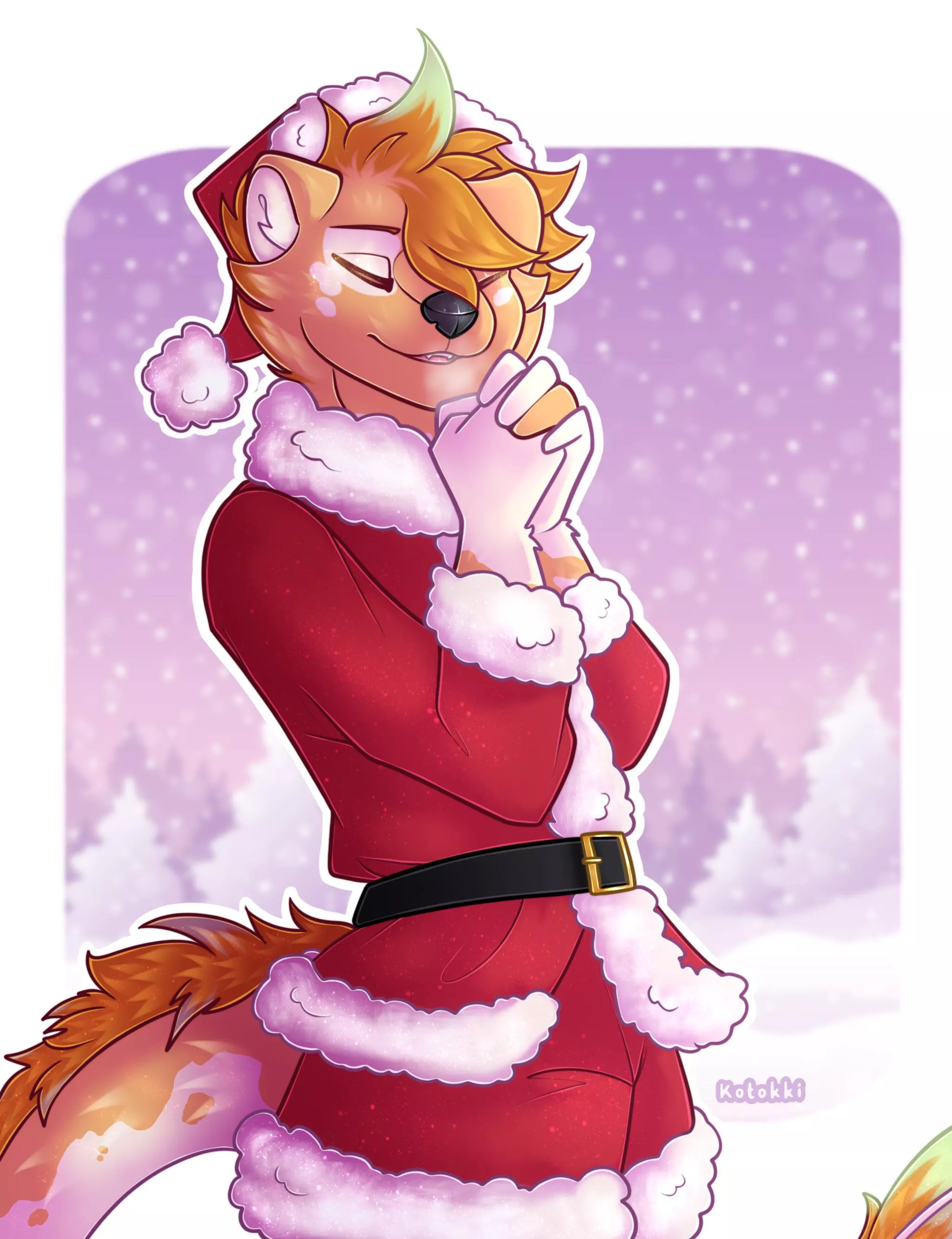 Christmas Commission (art by me - Kotokki)