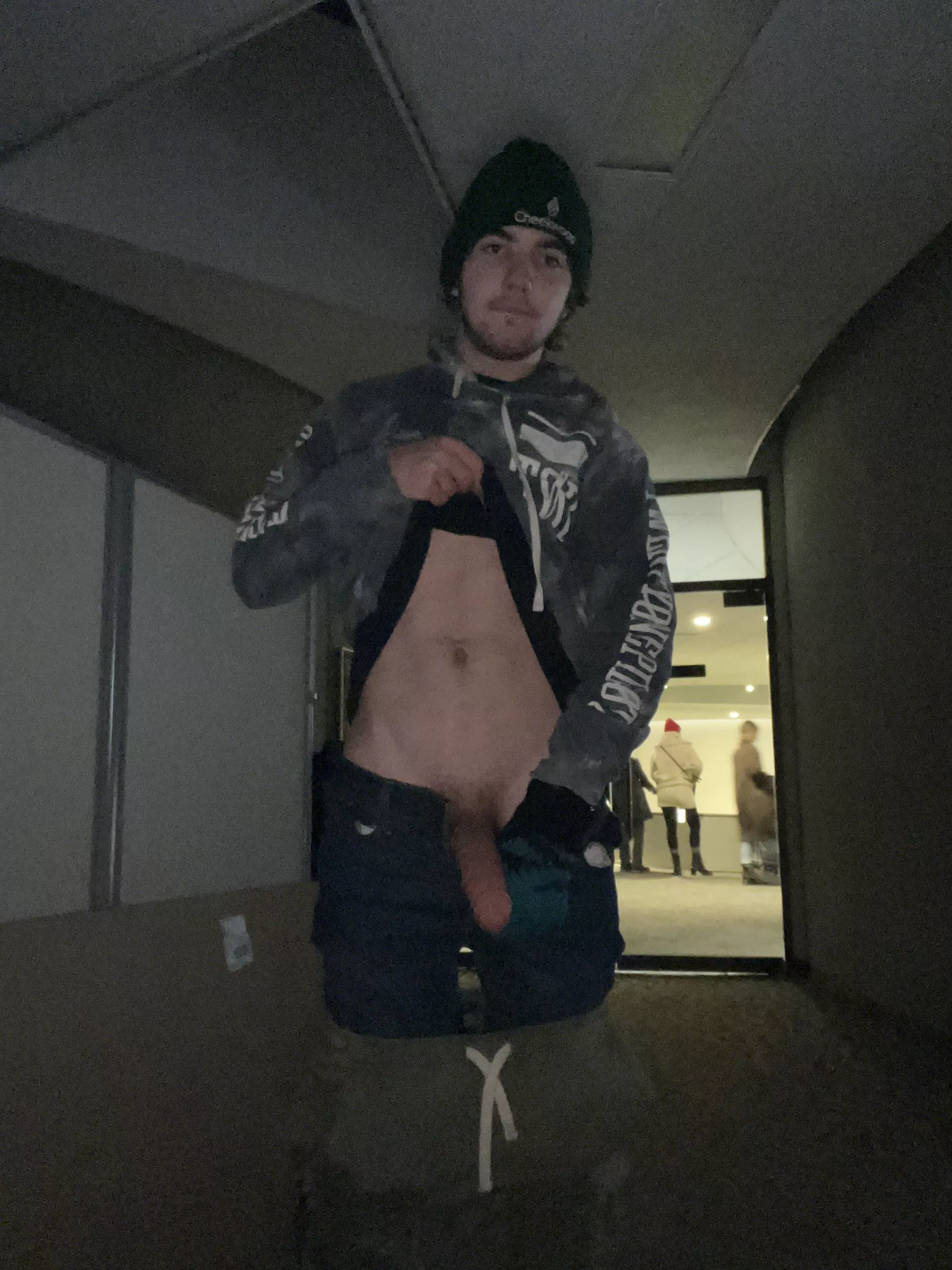 Coworker walked in immediately after pulling my pants up