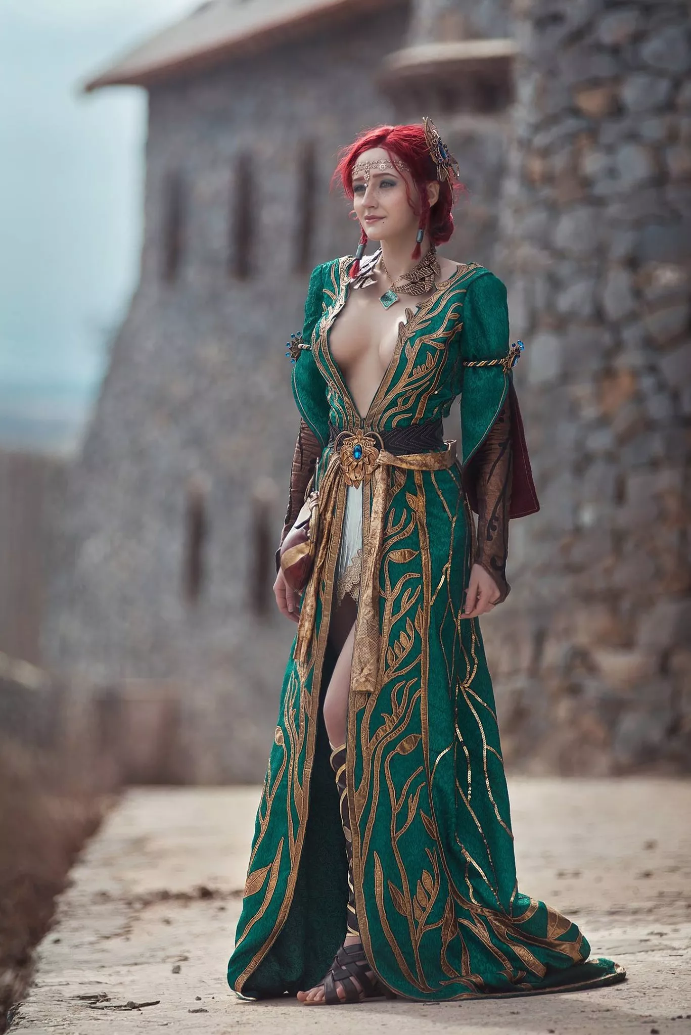 Erika Solovey as Triss Merigold (Witcher 3)