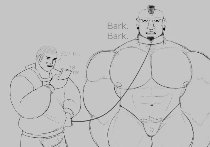 Excuse him, he's shy