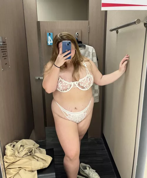 Felt naughty in the dressing room