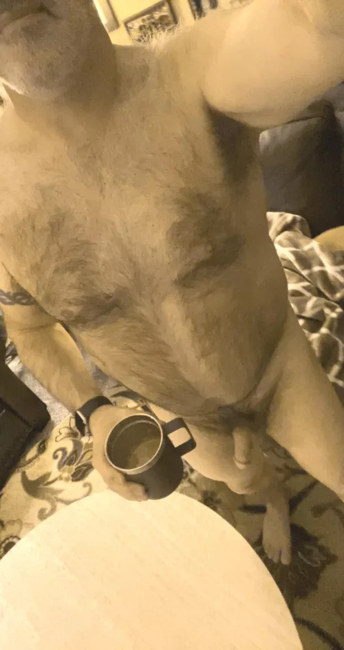 Getting up for a second cup. (57)