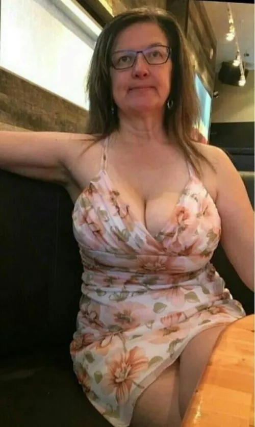 Granny needs a big young cock between her tits.