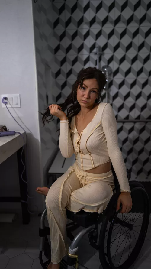 Have you ever fantasized about a lady in a wheelchair? You are about to