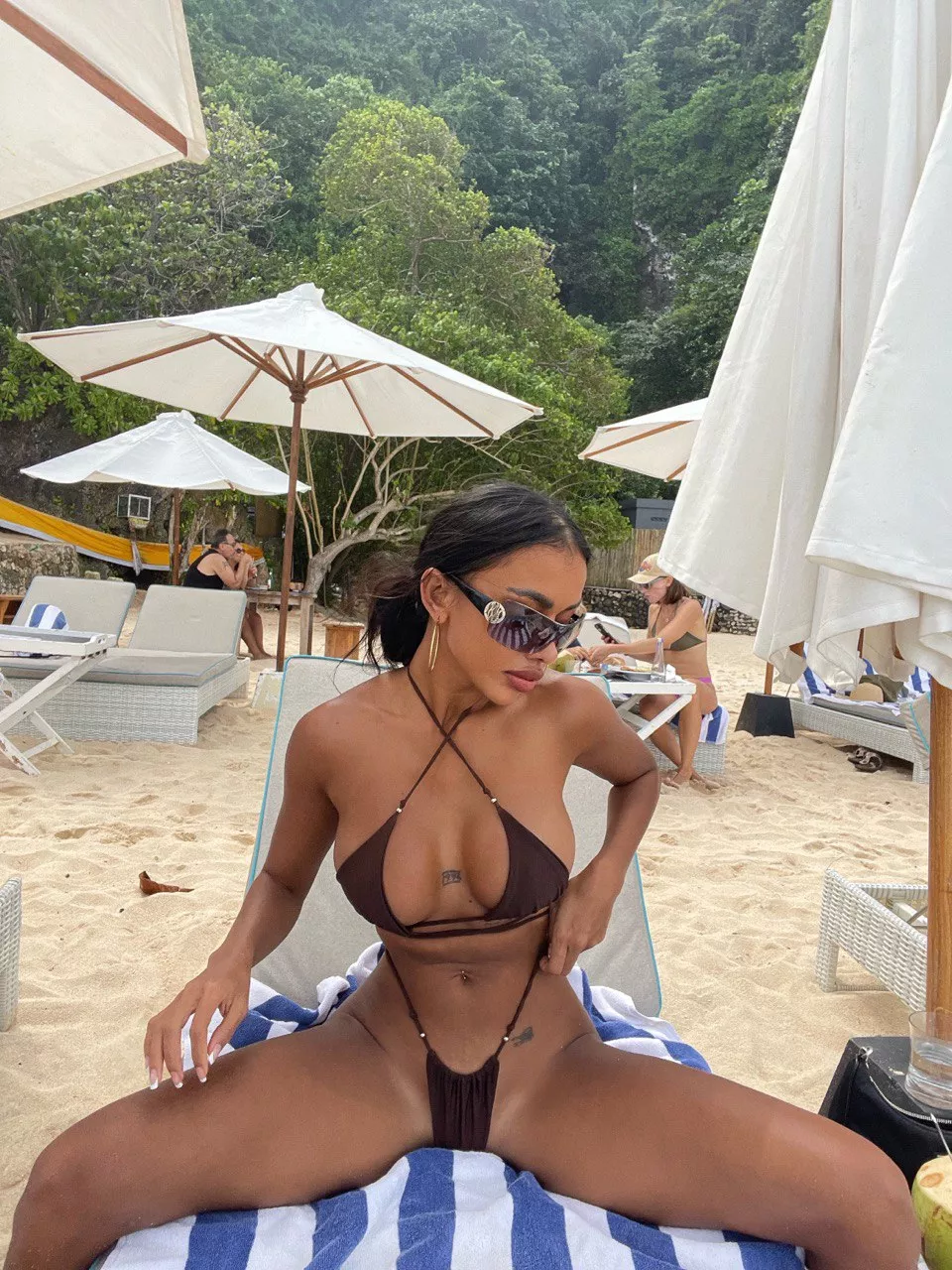 it would be too much if we started having sex right on the beach