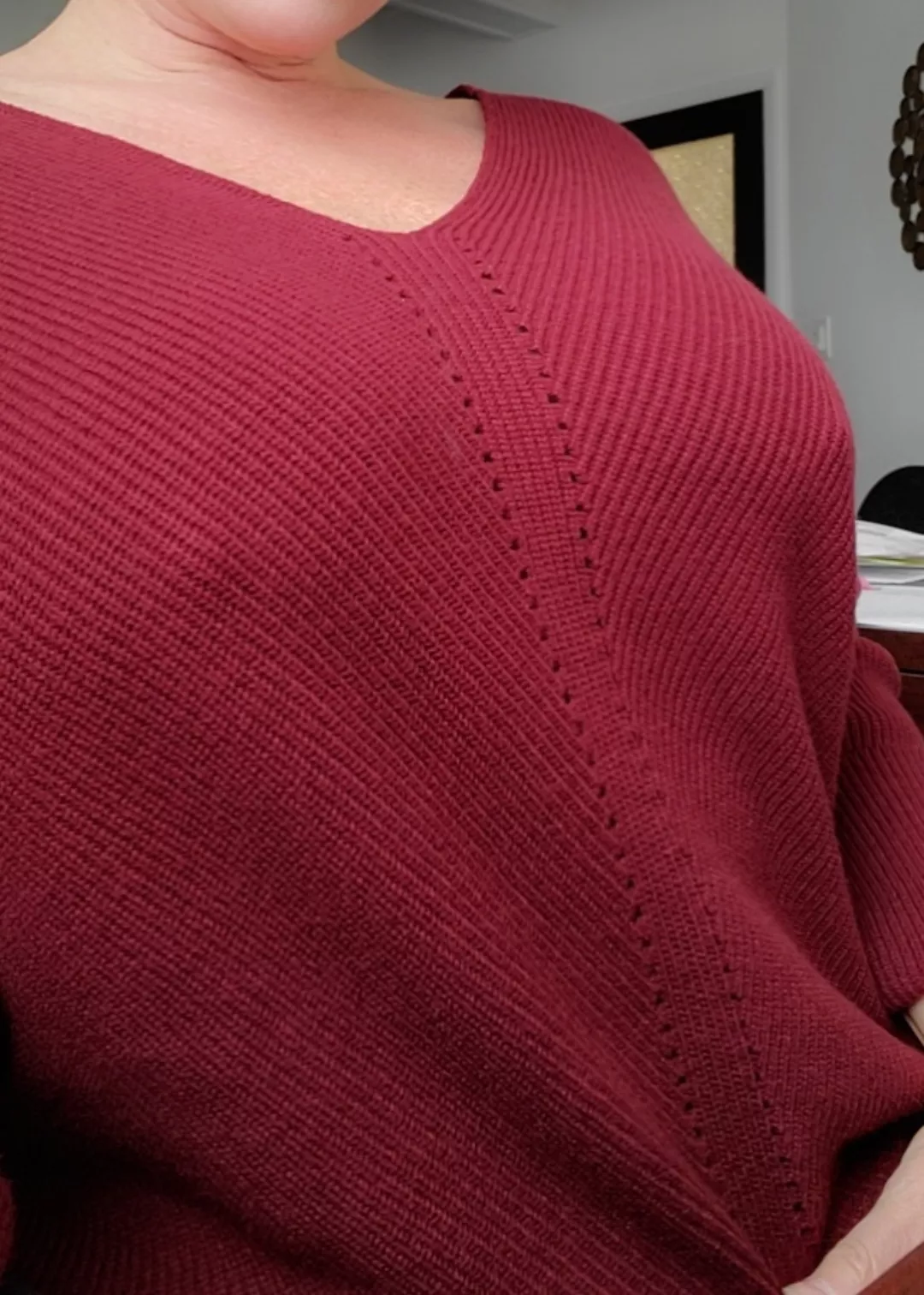 Just another day at the office for her! She's still hoping the guys notice and make a move! Fyi, she would be a willing participant so don't be scared!