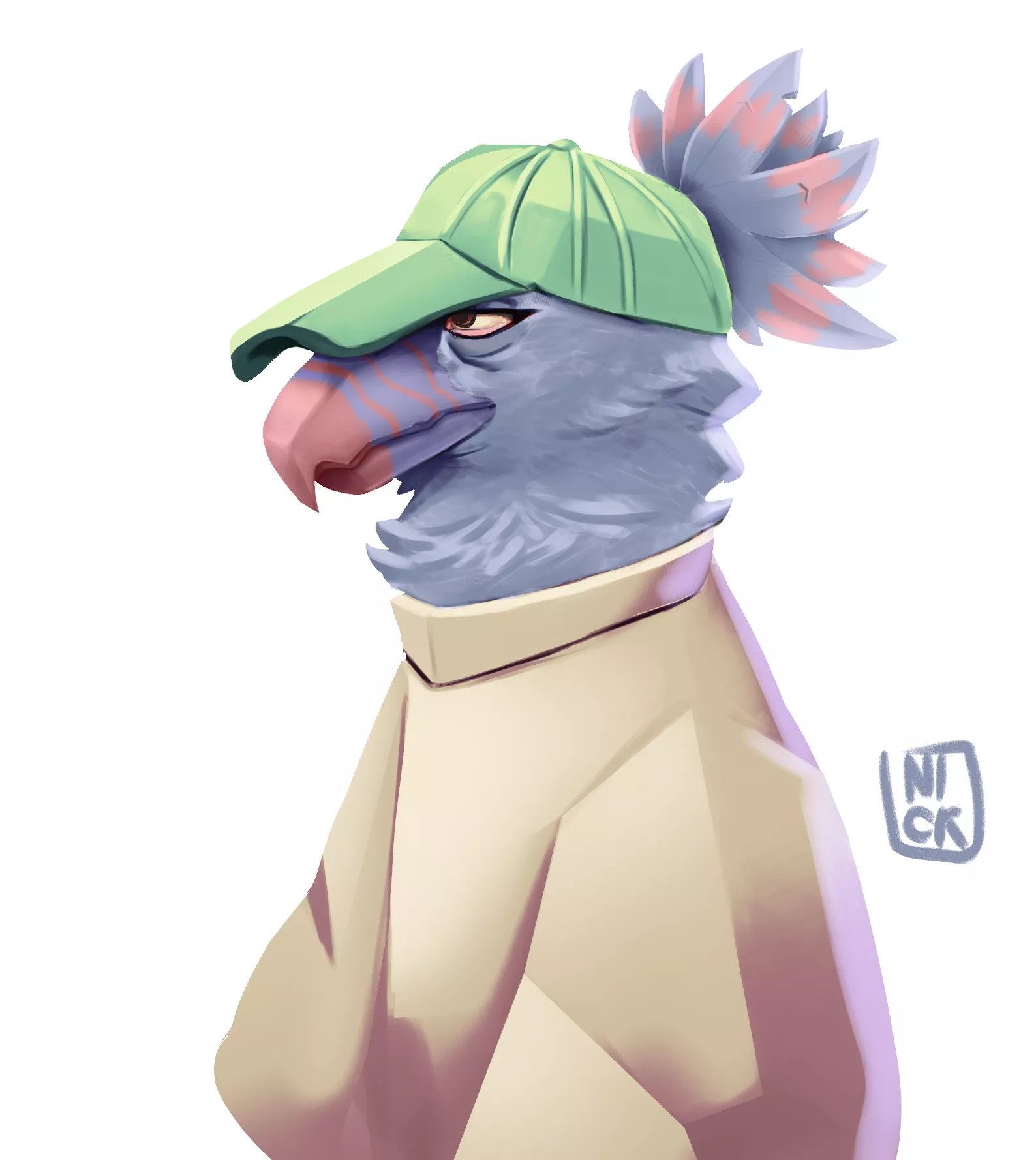 Just designed my Fursona :) (Art By Me)