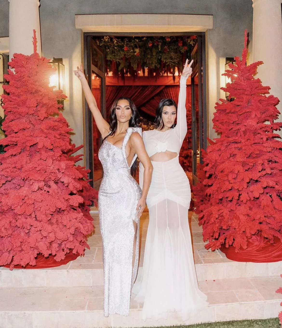 Kim and Kourtney
