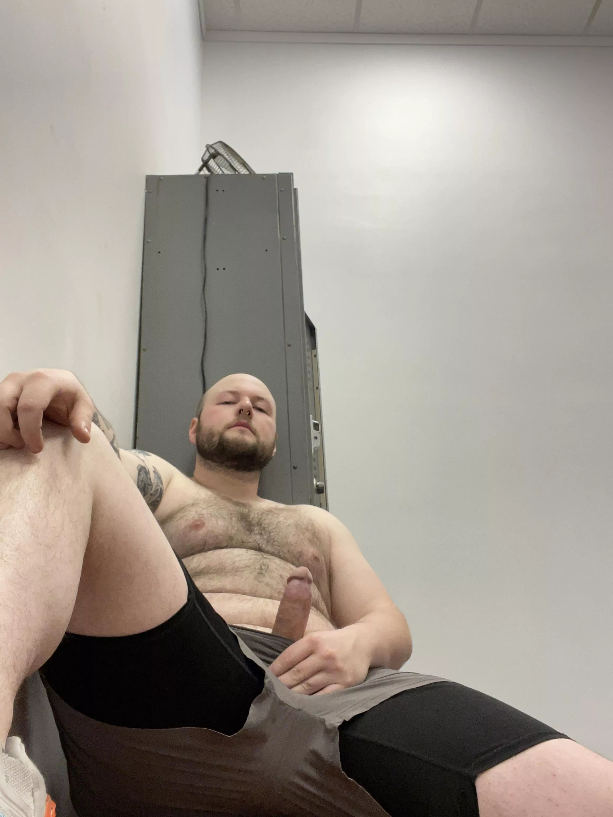 Locker room hard on
