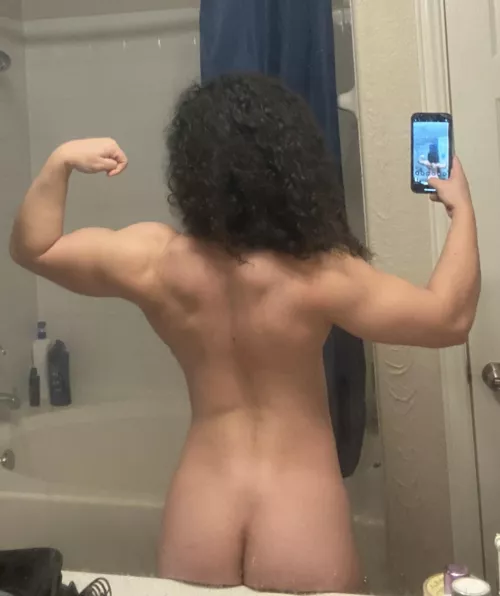 My back is finally growing