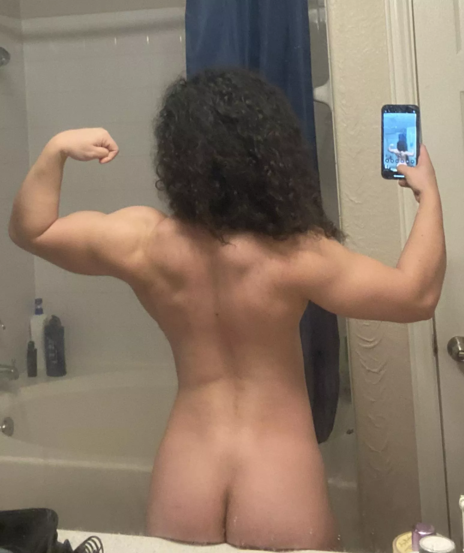 My back is finally growing