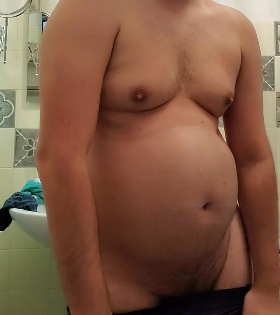My growing chubby belly