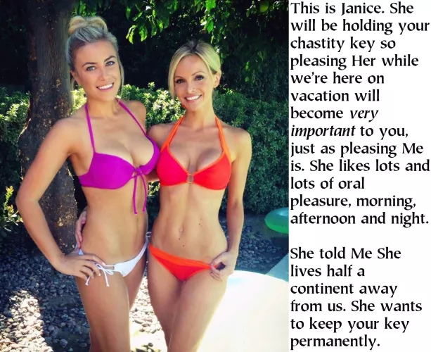 Perhaps next year, the three of you can get together for another vacation…