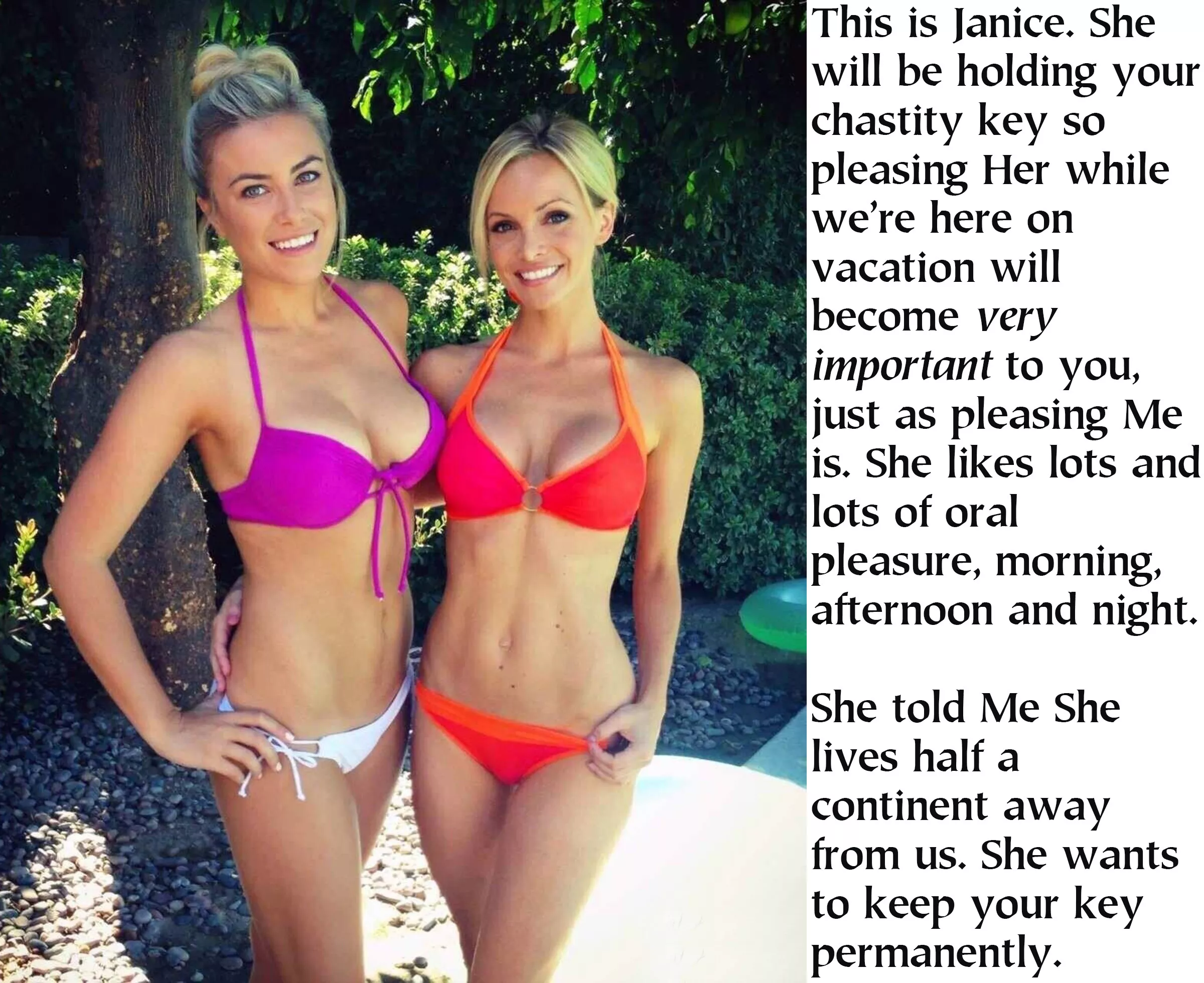 Perhaps next year, the three of you can get together for another vacation…