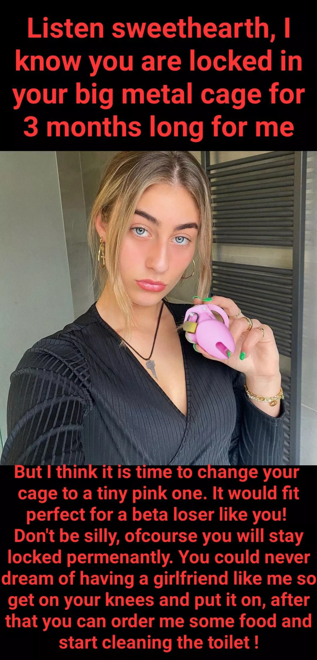 She will turn you to her little sissy slave