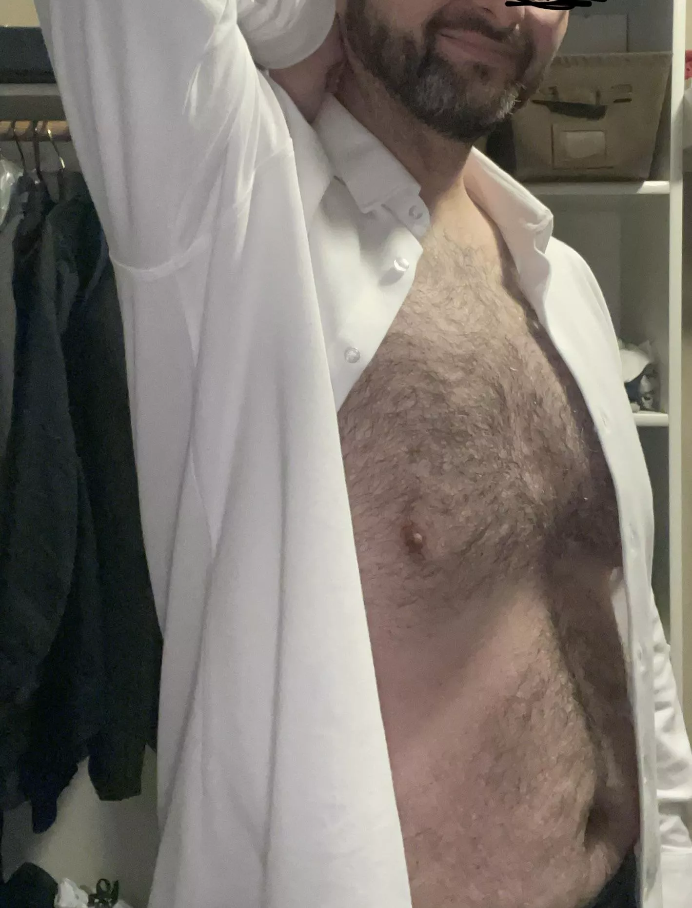 Should this [38] dad shave his chest?