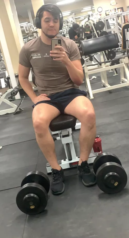 So happy to be back at the gym