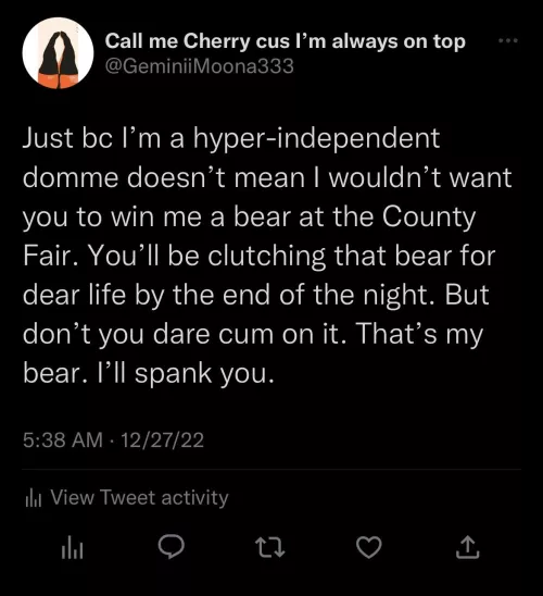 Sometimes I get a little rough when I get excited but you’ll always know you’re my world ❤️