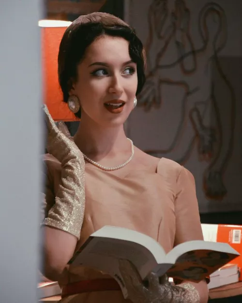 Sometimes it's fun to dress up to go book shopping