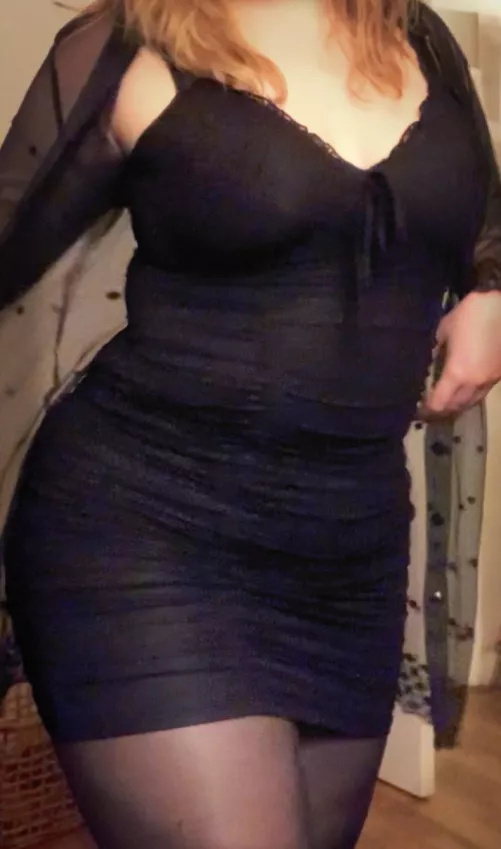 The little black dress I wore out last night, I noticed a lot of guys staring