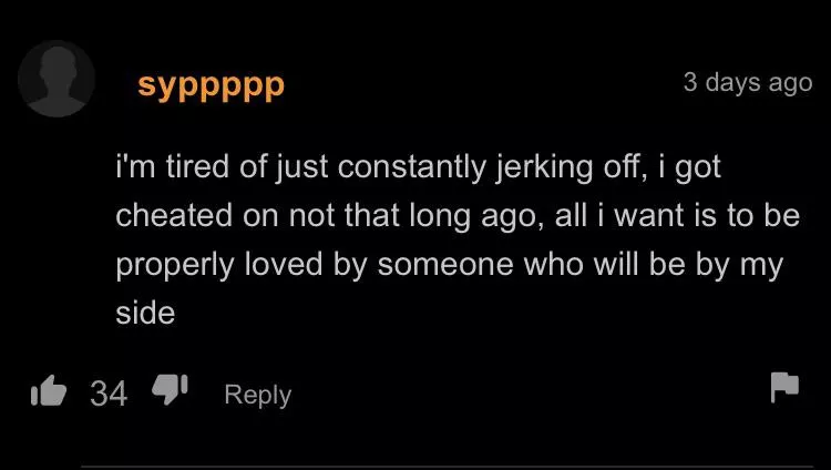 The pain in a man’s heart