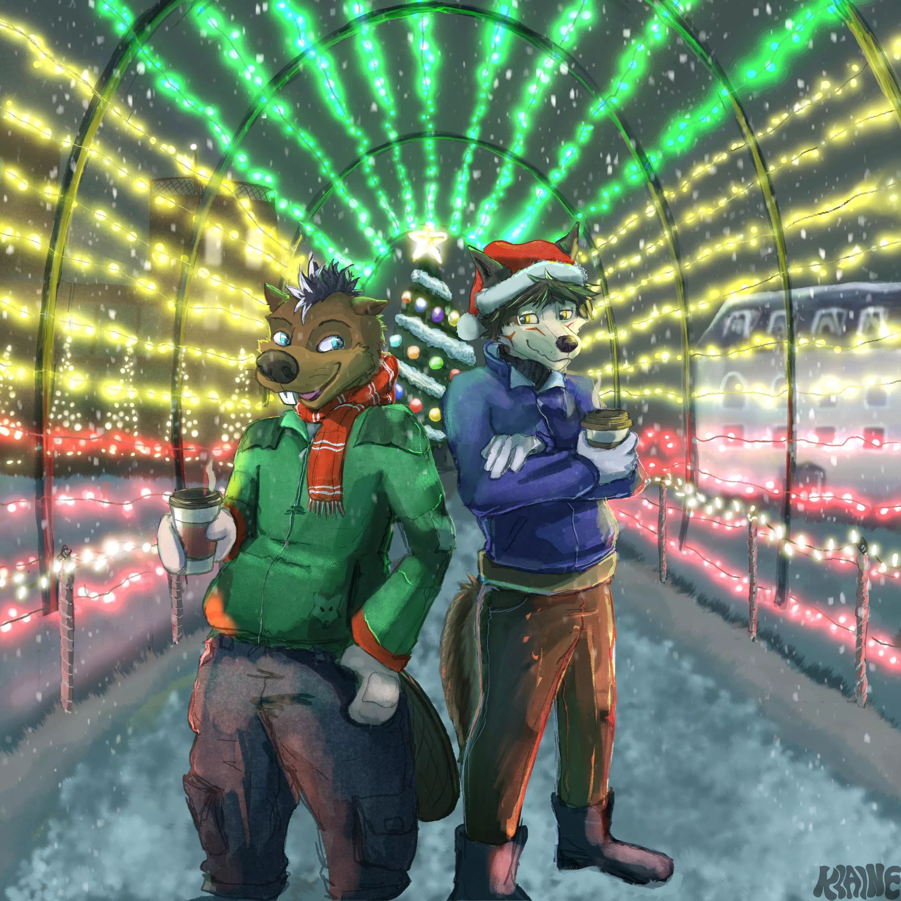 There's no one else I'd rather (art by me @klainesart)