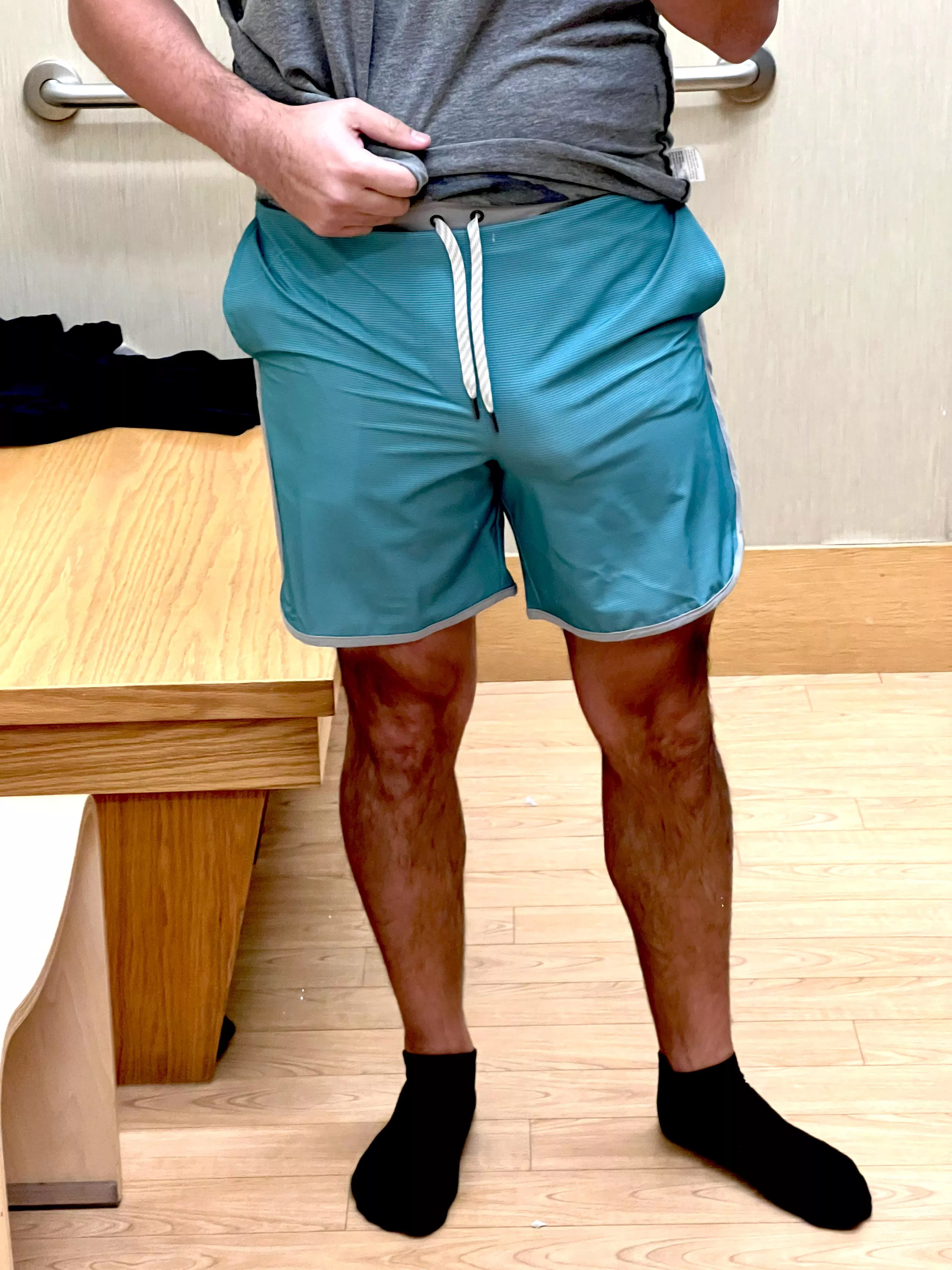 These trunks should be fine for the pool... Right?