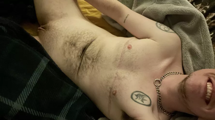 Wearing my new collar from Daddy 🥰