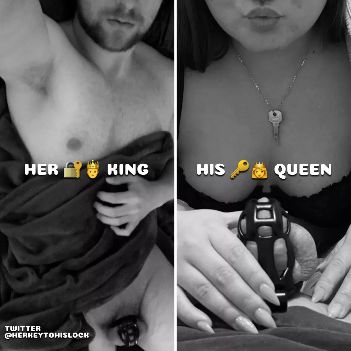 With 2023 this wonderful couple is starting a new chapter on their chastity journey. Less unlocks & orgasm for him, more control & pleasure for her. Any advice you want to give them on their way?