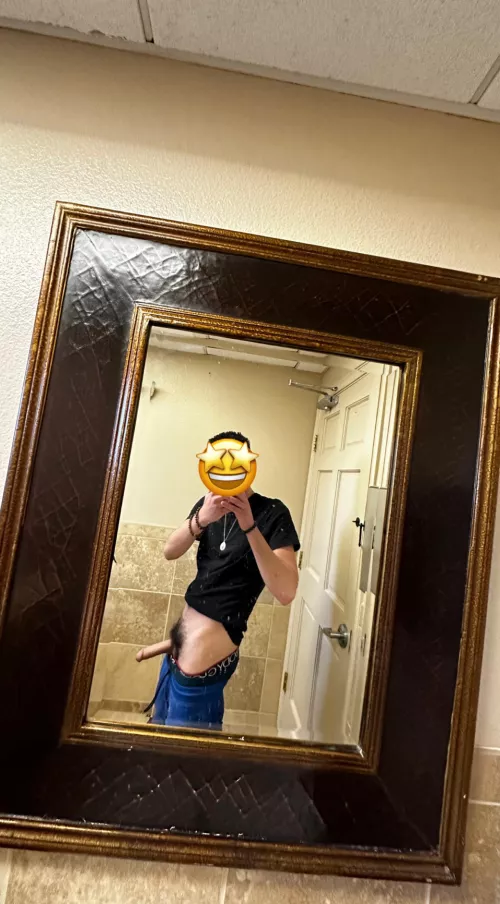 Would you suck it in the bathroom while Im on my break ?